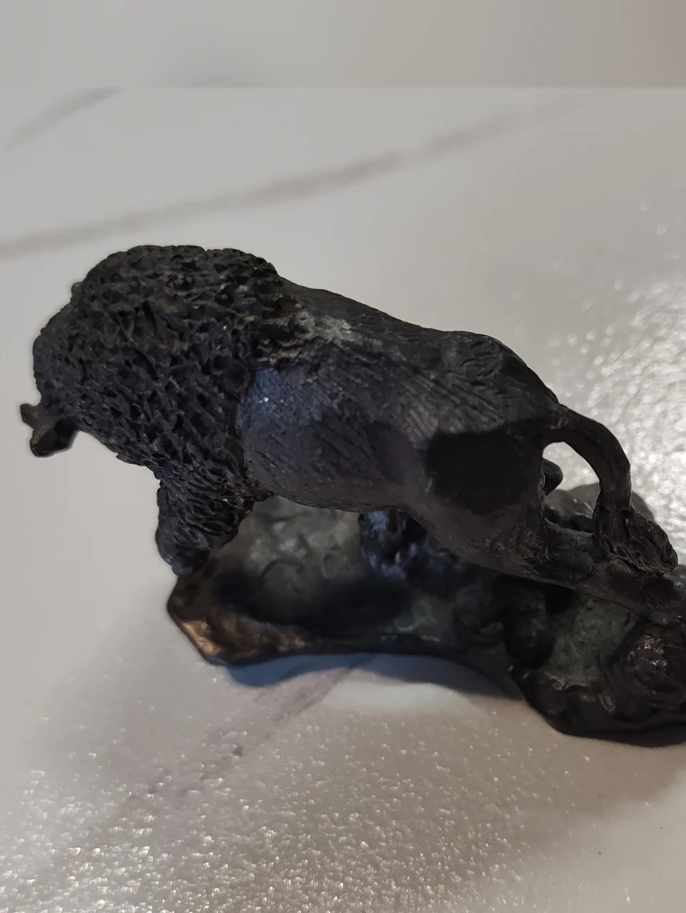 American Buffalo / Bison Figurine - Vintage - Pewter - Handcrafted - Made In USA - Picture 9 of 13